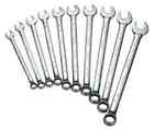 00919503000p Dewalt 10 P Reverse Ratcheting Combination Wrench Set Sae 3 8 13 16 Standard