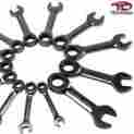 03631l Tooluxe 13pc Duo Metric Stubby Ratchet Wrench Set Sae Automotive Hand Tools 837013036319