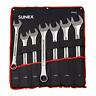 9707 069060280623 Sunex Tools Jumbo Fractional Combination Wrench Set Includes
