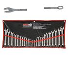 0760820230369 Krasexx Combination Wrench Set Sae Metric 24 Piece Chrome Wrenches Tools Handy Organizer 760820230369