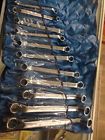 11-30 Facom Box End Chrome Wrench Set Deep Offset Metric Mm 11 Piece