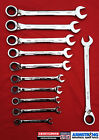 11pc Craftsman And Armstrong Fp Metric Reversible Ratcheting Wrench Set Usa Made