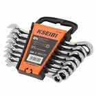123950 Kseibi Metric Piece Ratcheting Combination Wrench Set Chrome Vanadium Steel