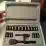 058-9291-6 19-piece Stanley Black Chrome Socket Wrench Set Metric Imperial Sae