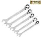 202934583 Husky Sae Ratcheting Reversible Combination Wrench Set Tooth 0037103250872