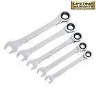 202934649 Husky Sae Universal Ratcheting Combination Wrench Set Alloy 0037103250919