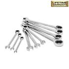 204759116 Husky Ratcheting Wrench Set Steel Construction With Chrome 0037103276605