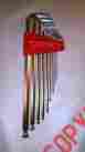 212lh-10 Pb Swiss 9 Piece Long Chrome Ball Point Hex Allen Key Set 1.5-10mm