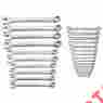 25-655 Armstrong Brand New 12 Point Full Polish Long Combination Wrench Set