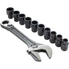 37103283559 Crescent Drive Sae Metric Universal Adjustable Wrench Set