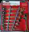 42405 Craftsman New 8 Pc Metric Reversible Ratcheting Combination Wrench Set