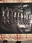 42488 Craftsman Lot Of Stubby Locking Flex Ratcheting Combination Wrench Set