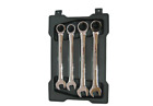 44040 Gearwrench New Standard Flat Full Polish Ratcheting Combination Wrench Set