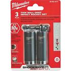 49-66-4417 Milwaukee Accessory Shockwave 3-piece 045242340811