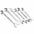6899589 50052 Ate Tools 6 Pc Wrench Set Jumbo Sae Standard Angle Angled Open End 1 3 8 To 2 689958500529