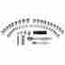 29309 51-piece Craftsman Max Axess Chrome-plated Alloy Steel Mechanics Tool Set