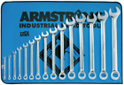 52-632 Armstrong Metric Long Combination Wrench Set Point Full 781412526325