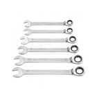 606-6-1 Hazet Ratcheting Combination Wrench Set Pc Metric 4000896175178