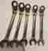 628409 Husky 5pc Sae Flex Head Box Ratchet Combination Wrench Socket Tool Set Mechanic