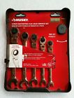 630 409 Husky Ratcheting Reversible Combination Wrench Set Sae Piece 037103250858