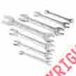 640086 Powerbuilt 7 Pc Sae Metric Open End Wrench Set 028907061283