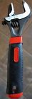 67128 Pittsburgh Professional Adjustable Wrench Reversible Jaw Teeth