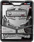 70924 Wrench Set Sae And Metric Combination Wirh Storage Rack New