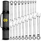 7350005830410 Toolguards Metric Ratcheting Wrench Set Chrome Vanadium Steel