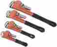 73546 Pipe Wrench Set 4pcs Adjustable 8 10 14 18 Heavy Duty Monkey Heat Treated 764655273546
