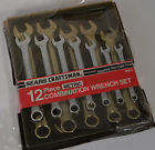 4927 7mm-18mm Craftsman Vintage 12pc Metric Combination Wrench Set Japan Chrome Nos
