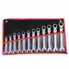 33aht001-8m19m-11 8-19mm Yessources 12 Pc Sae Metric Flexible Head Ratcheting Wrench Spanner Combo Tool Set 637509413972