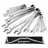820909673163 Geardrive Ratcheting Combination Wrench Set Sae To