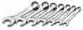 86247 S-k Hand Tools Llc 7 Pc Metric Stubby Superchrome Combo Wrench Set Made In Usa