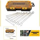 8950 Dewalt Full Polish Chrome Sae Combination Wrench Set 745332618638