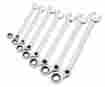 914635 Craftsman 7 Piece Elbow Ratcheting Wrench Set Inch 099575333040