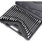 94722 Combination Wrenches Ratcheting Set Sae Metric They Roll Up Neatly