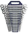 9902 Gearwrench 16 Piece Metric Flex Head Ratcheting Combination Wrench Set New 082171099021