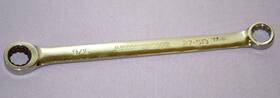 27-513 Armstrong 12 Point Full Polish 9/16 Inch Double Box Ratcheting Wrench Usa