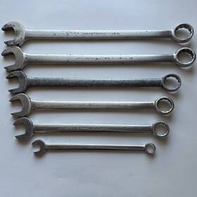 Armstrong G-72-l Vintage Usa Wrench Set 6pc Combination Armaloy 9/16 To 1-1/8