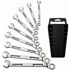 Aslgmsae9c Hot Tool Sae Ratcheting Combination Wrench Set 023165082490