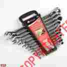 Ate-10925 Generic 12 Pc Fine Sae Ratchet Ratcheting End Combination Gear Geared Wrench Tool Set 789611001612