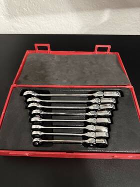 Bw-3208fms Blackhawk 8pc Flexible Gear Ratcheting Wrench Flex Head Set 5/16 Inch - 3/4