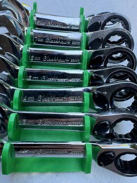 2269r Blackhawk By Proto Reverse Gear Ratcheting Wrench 8pc Set 11mm - 19mm Usa