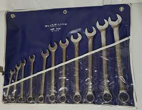 Cw-1232 Blue Line Vintage 11pc Wrench Set 3/8 Inch -1 Forged Alloy R 12 Point Tools