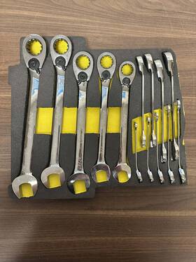 Blue Point 312843121560 Blue-point 14-piece Reversible Ratcheting Combination Wrench Set Very Good