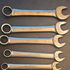 Blue Point Doex-240-3/4 Blue-point Doex Sae Combination Wrench Set 5pc 7/16-3/4 Open/box