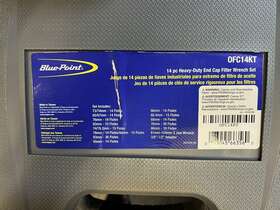 Ofc14kt Blue Point Blue-point 14 Pc. Heavy-duty End Cap Filter Wrench Set In Case