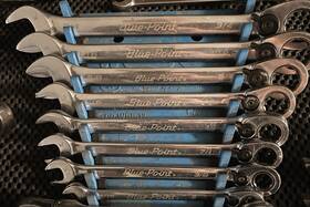 Blue-point Rbwrp12 Blue-point Sae Reversible Ratcheting Box Wrench Set 7pc