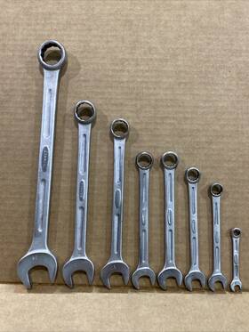 Meb24 Bonney Combination Metric Wrench Set 8 Pcs. 7mm- 24mm Usa Made