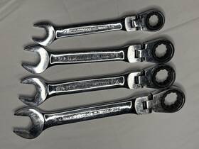 Bostitch Bmt12232 Set De 4 Llaves Combinadas Flex Head Ratcheting 1/2 Inch 5/8 11/16 3/4